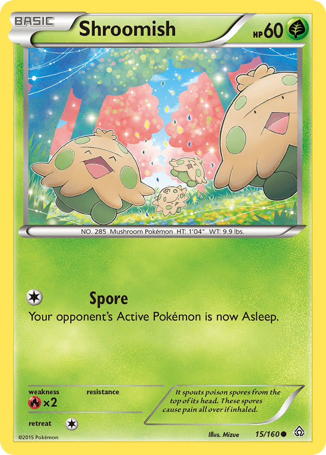 Carta Shroomish 15/160 do set Primal Clash — Pokémon TCG | Bynx