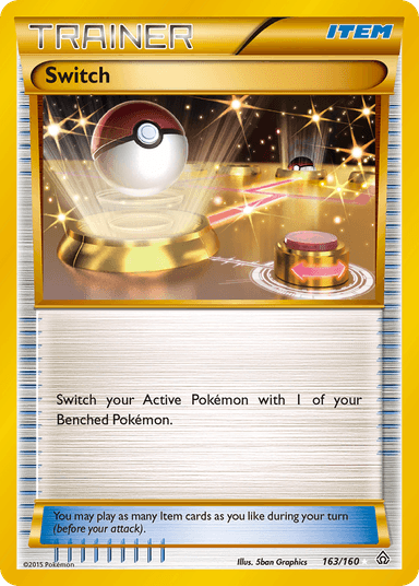 Carta Switch 163/160 do set Primal Clash — Pokémon TCG | Bynx