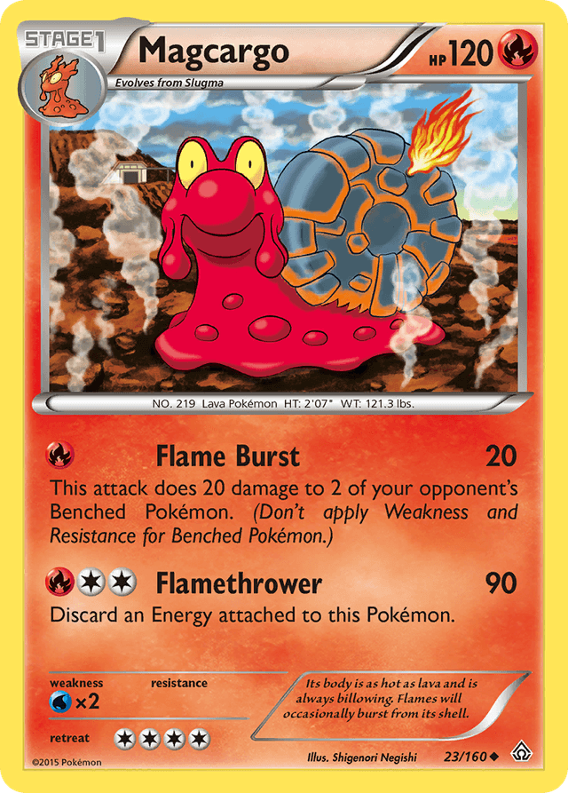 Carta Magcargo 23/160 do set Primal Clash — Pokémon TCG | Bynx