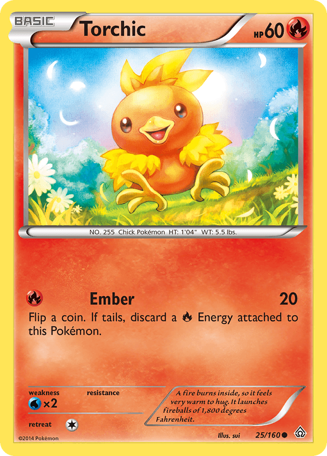 Carta Torchic 25/160 do set Primal Clash — Pokémon TCG | Bynx