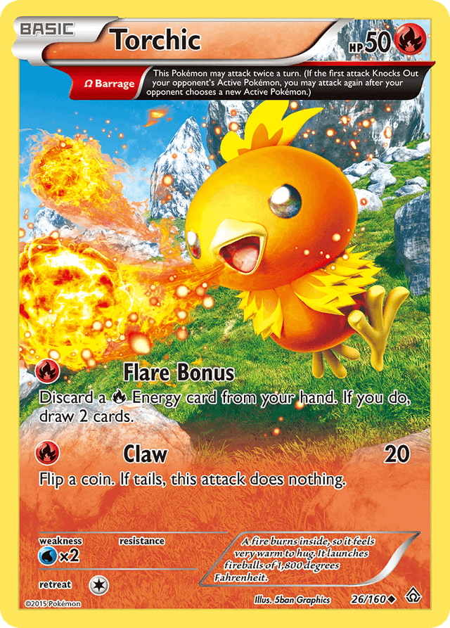 Carta Torchic 26/160 do set Primal Clash — Pokémon TCG | Bynx