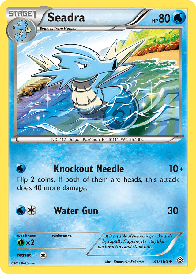 Carta Seadra 31/160 do set Primal Clash — Pokémon TCG | Bynx