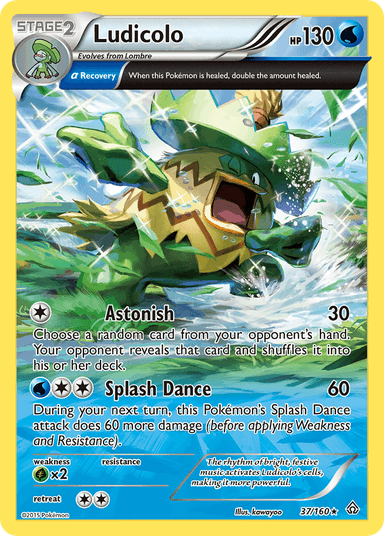 Carta Ludicolo 37/160 do set Primal Clash — Pokémon TCG | Bynx