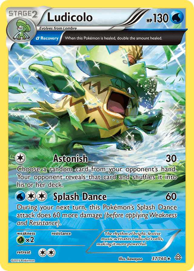 Carta Ludicolo 37/160 do set Primal Clash — Pokémon TCG | Bynx