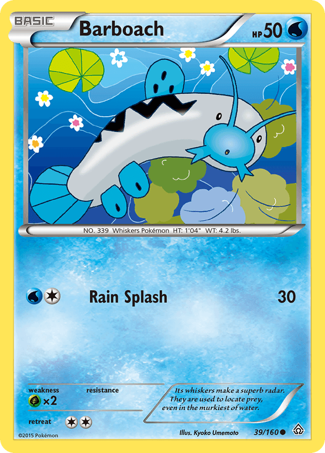 Carta Barboach 39/160 do set Primal Clash — Pokémon TCG | Bynx