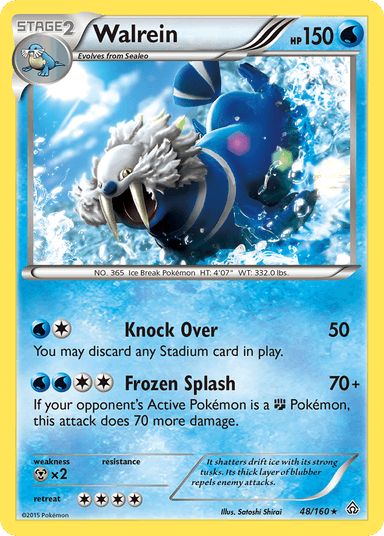 Carta Walrein 48/160 do set Primal Clash — Pokémon TCG | Bynx