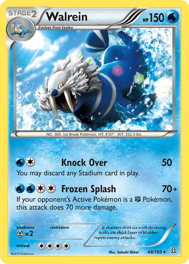 Carta Walrein 48/160 do set Primal Clash — Pokémon TCG | Bynx