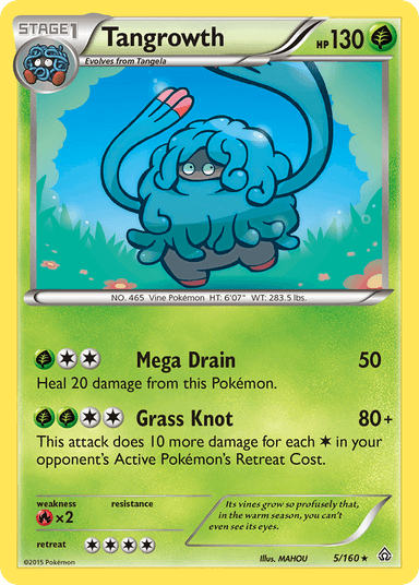 Carta Tangrowth 5/160 do set Primal Clash — Pokémon TCG | Bynx