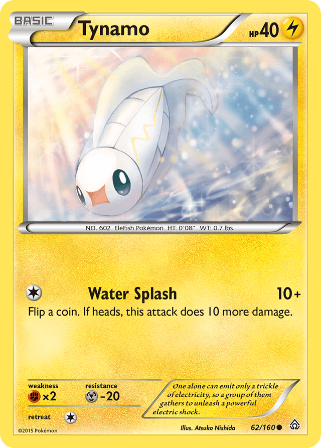 Carta Tynamo 62/160 do set Primal Clash — Pokémon TCG | Bynx