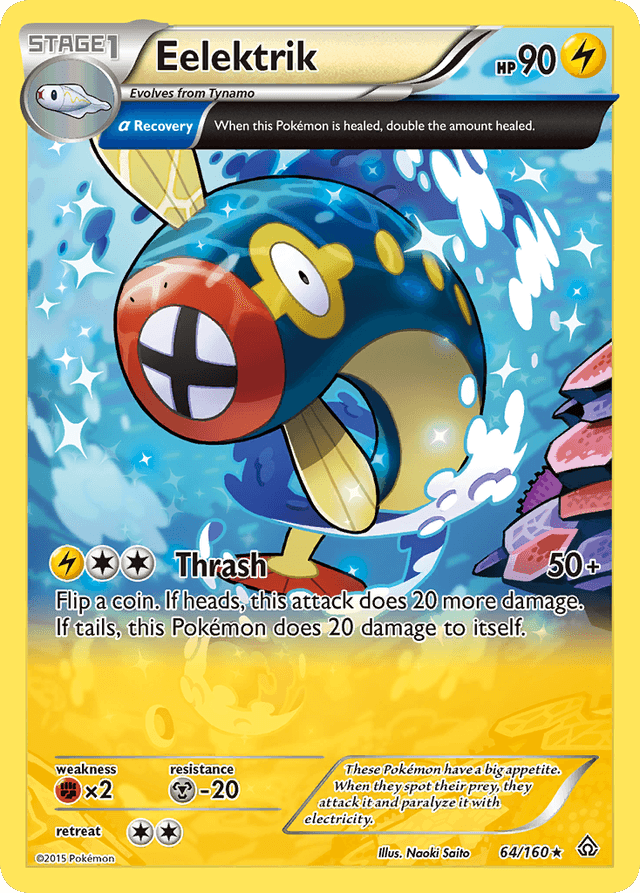 Carta Eelektrik 64/160 do set Primal Clash — Pokémon TCG | Bynx