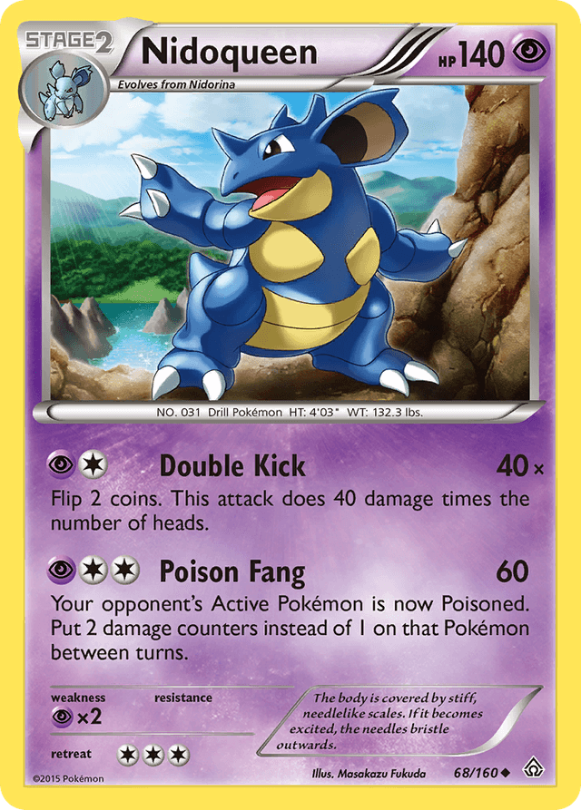 Carta Nidoqueen 68/160 do set Primal Clash — Pokémon TCG | Bynx