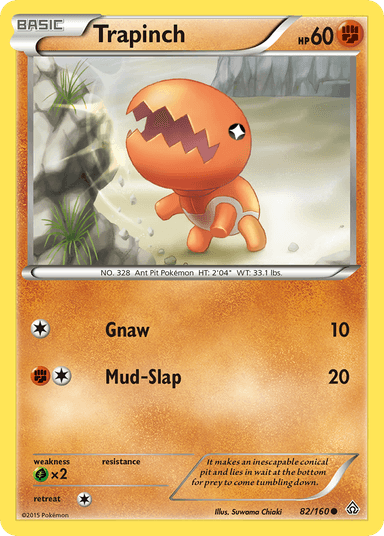 Carta Trapinch 82/160 do set Primal Clash — Pokémon TCG | Bynx