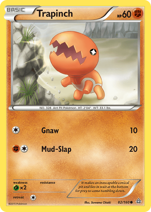 Carta Trapinch 82/160 do set Primal Clash — Pokémon TCG | Bynx