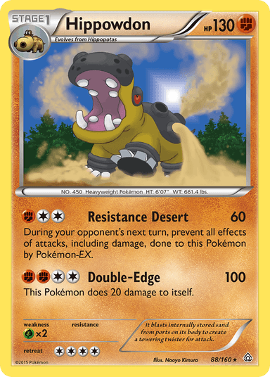 Carta Hippowdon 88/160 do set Primal Clash — Pokémon TCG | Bynx