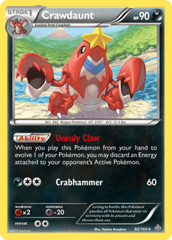 Crawdaunt 92 — Primal Clash