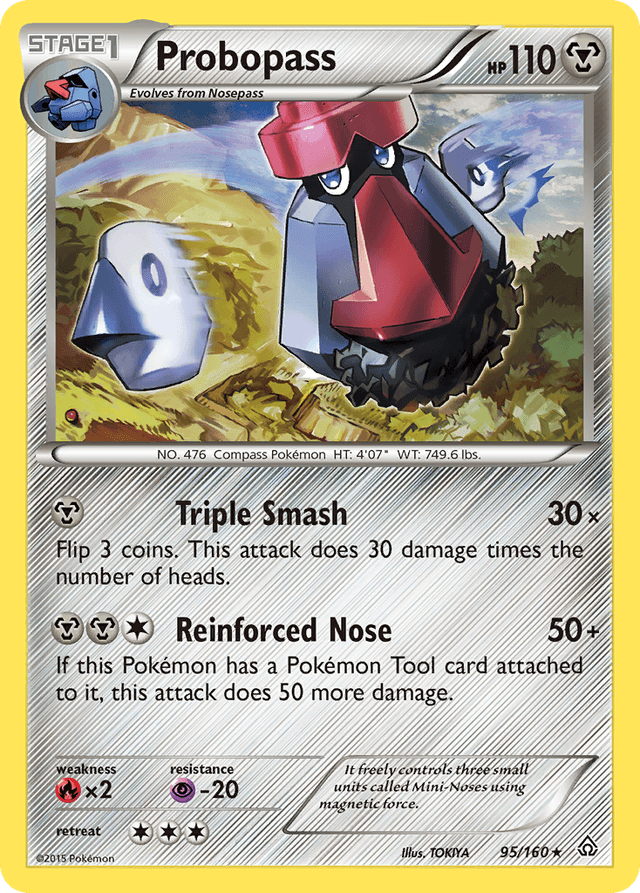 Carta Probopass 95/160 do set Primal Clash — Pokémon TCG | Bynx
