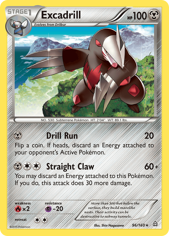 Carta Excadrill 96/160 do set Primal Clash — Pokémon TCG | Bynx