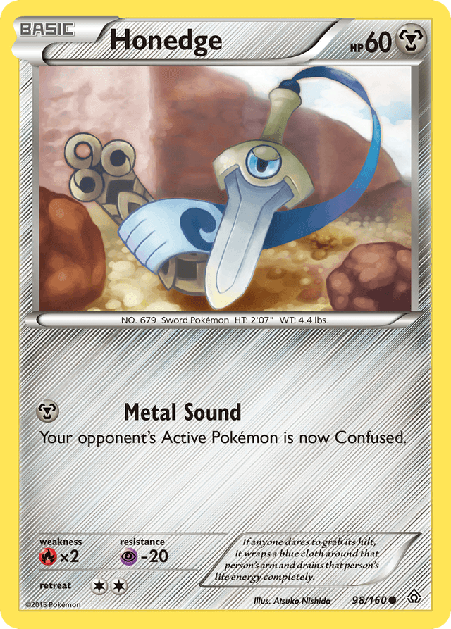 Carta Honedge 98/160 do set Primal Clash — Pokémon TCG | Bynx