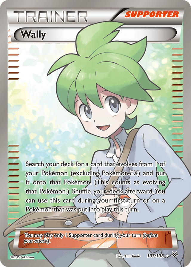 Carta Wally 107/108 do set Roaring Skies — Pokémon TCG | Bynx