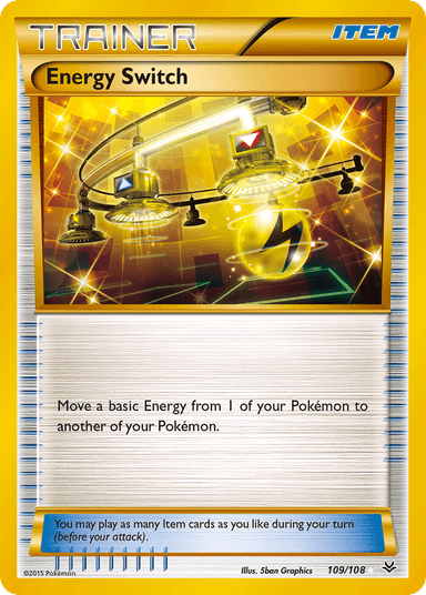 Carta Energy Switch 109/108 do set Roaring Skies — Pokémon TCG | Bynx