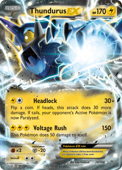 Thundurus-EX 26 — Roaring Skies