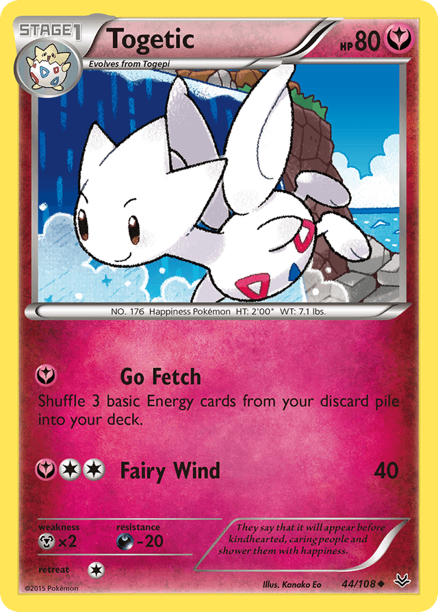 Carta Togetic 44/108 do set Roaring Skies — Pokémon TCG | Bynx
