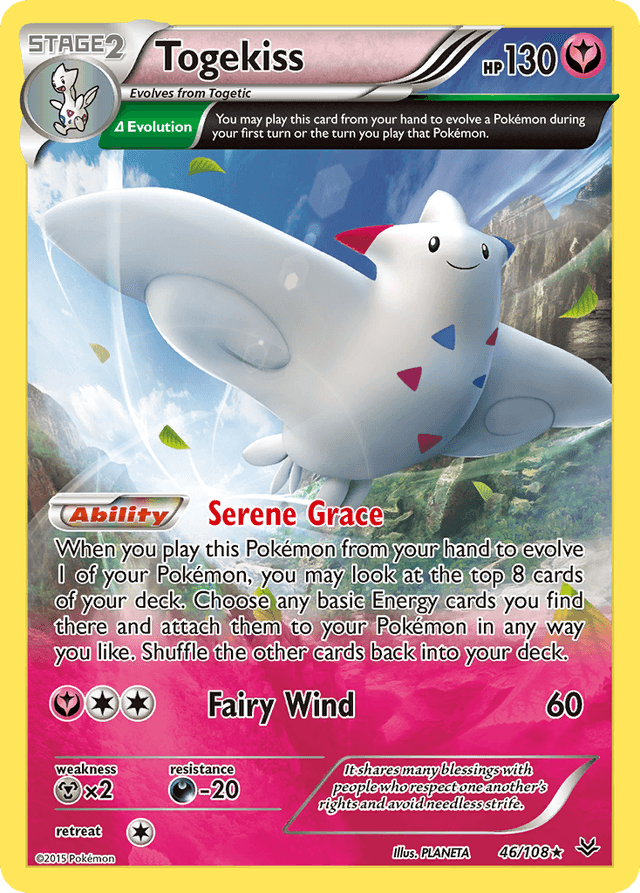 Carta Togekiss 46/108 do set Roaring Skies — Pokémon TCG | Bynx