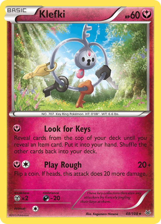 Carta Klefki 48/108 do set Roaring Skies — Pokémon TCG | Bynx