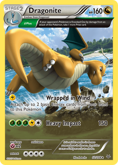 Carta Dragonite 52/108 do set Roaring Skies — Pokémon TCG | Bynx