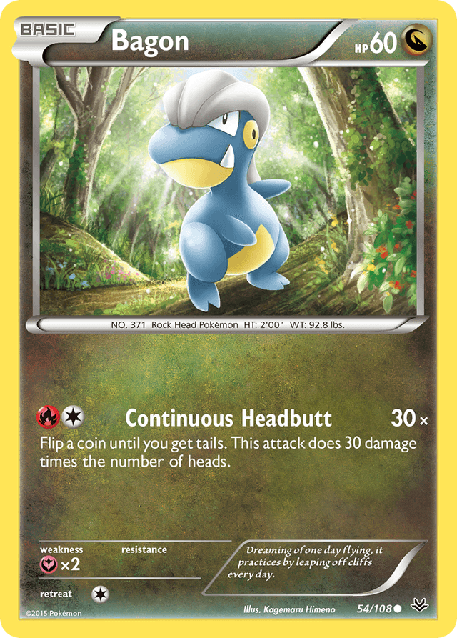 Carta Bagon 54/108 do set Roaring Skies — Pokémon TCG | Bynx