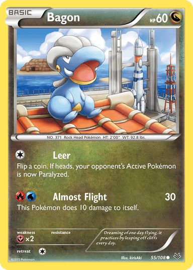 Carta Bagon 55/108 do set Roaring Skies — Pokémon TCG | Bynx