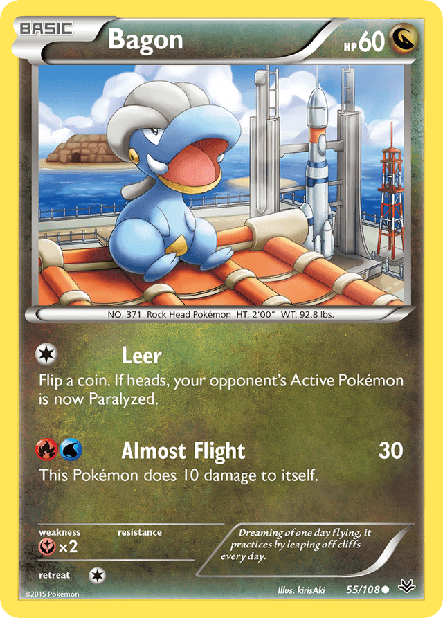 Carta Bagon 55/108 do set Roaring Skies — Pokémon TCG | Bynx