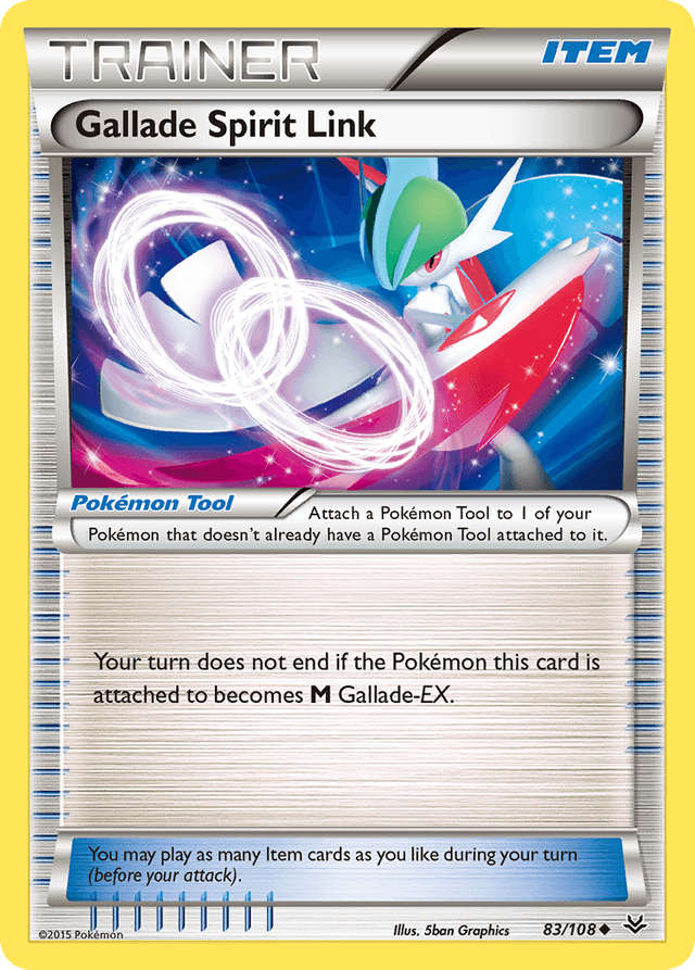 Carta Gallade Spirit Link 83/108 do set Roaring Skies — Pokémon TCG | Bynx
