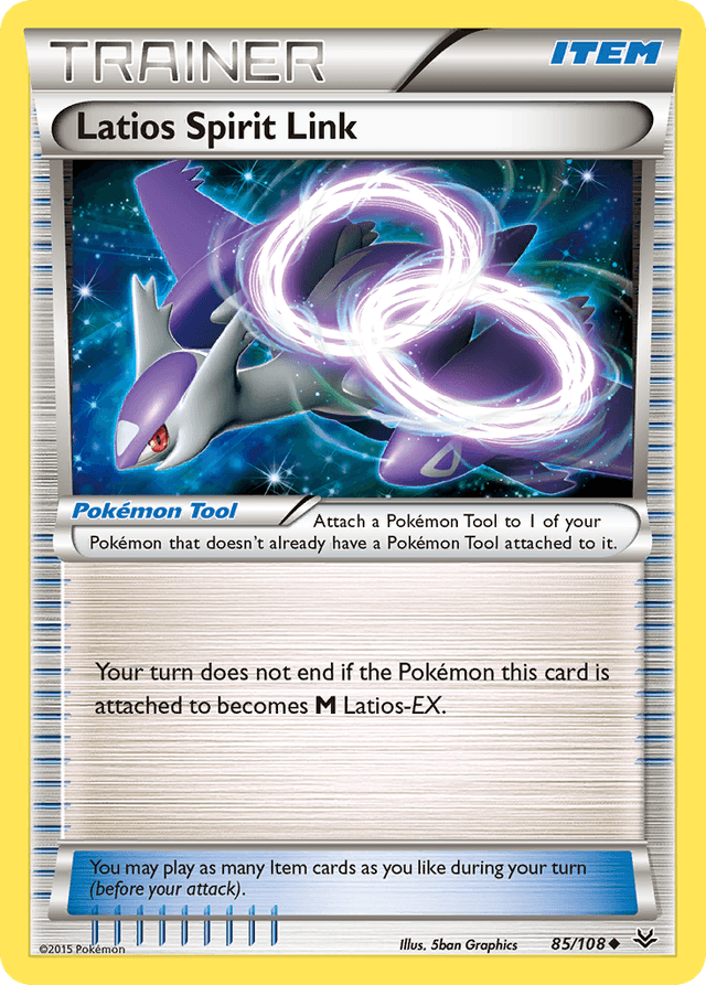 Carta Latios Spirit Link 85/108 do set Roaring Skies — Pokémon TCG | Bynx