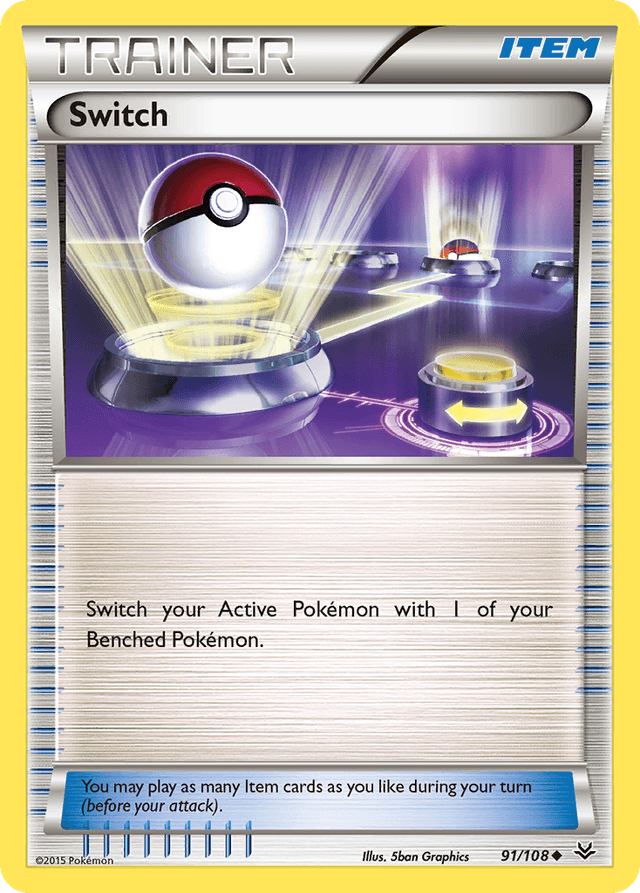 Carta Switch 91/108 do set Roaring Skies — Pokémon TCG | Bynx