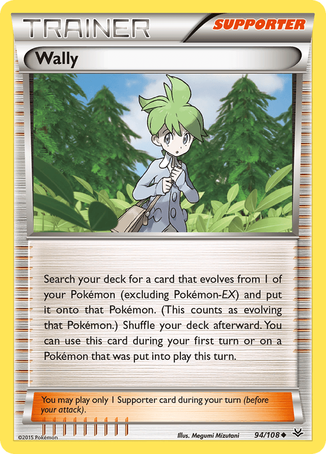 Carta Wally 94/108 do set Roaring Skies — Pokémon TCG | Bynx