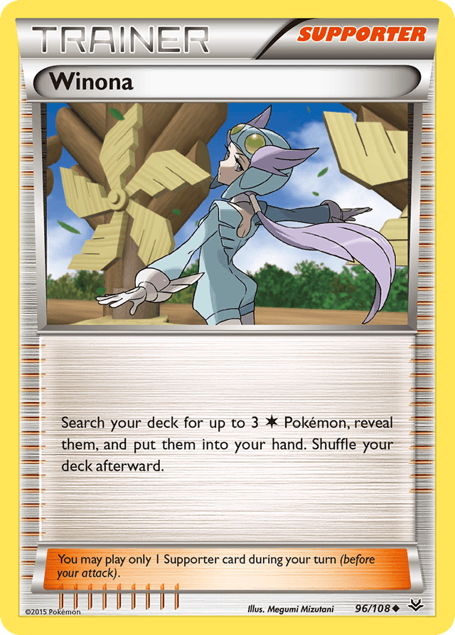 Carta Winona 96/108 do set Roaring Skies — Pokémon TCG | Bynx