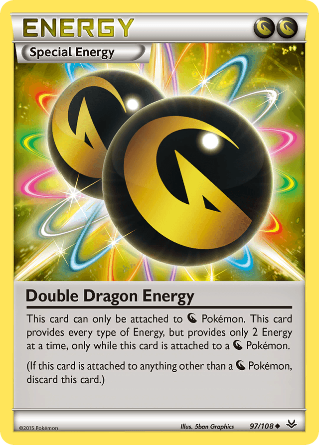 Carta Double Dragon Energy 97/108 do set Roaring Skies — Pokémon TCG | Bynx