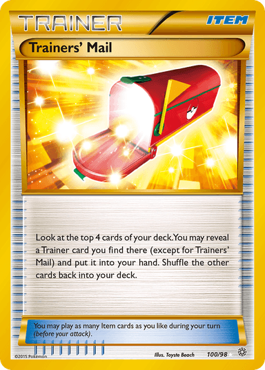 Carta Trainers' Mail 100/98 do set Ancient Origins — Pokémon TCG | Bynx