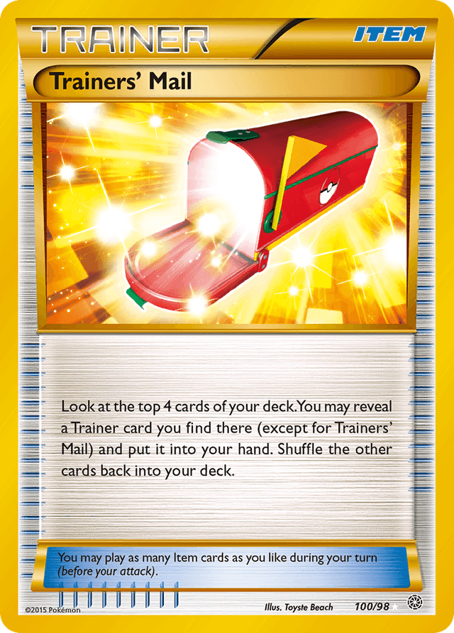 Carta Trainers' Mail 100/98 do set Ancient Origins — Pokémon TCG | Bynx