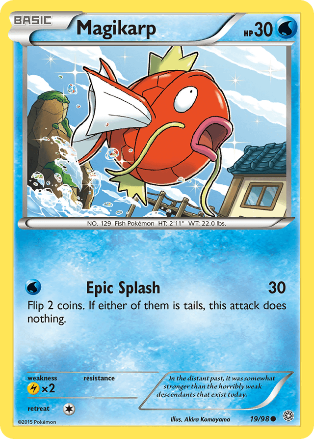 Carta Magikarp 19/98 do set Ancient Origins — Pokémon TCG | Bynx