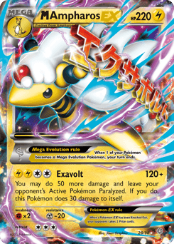 M Ampharos-EX 28 — Ancient Origins