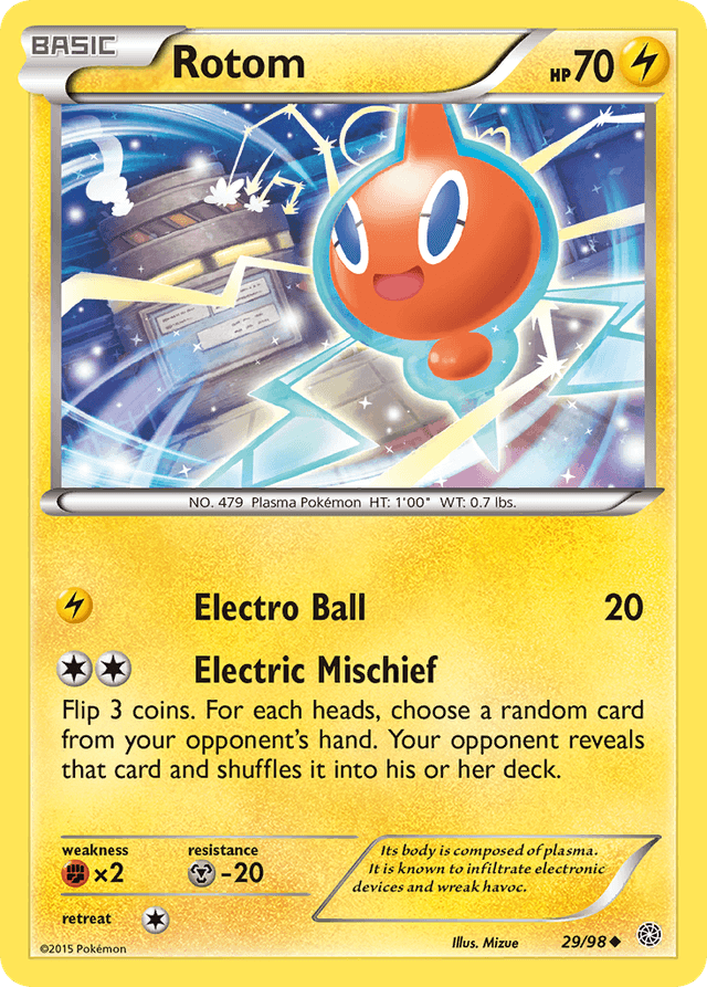 Carta Rotom 29/98 do set Ancient Origins — Pokémon TCG | Bynx