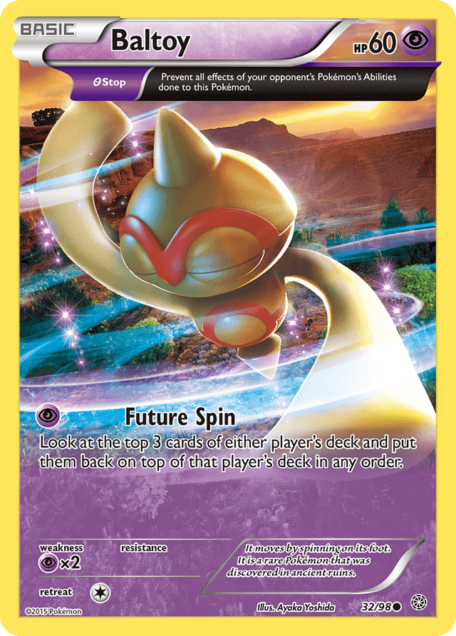 Carta Baltoy 32/98 do set Ancient Origins — Pokémon TCG | Bynx