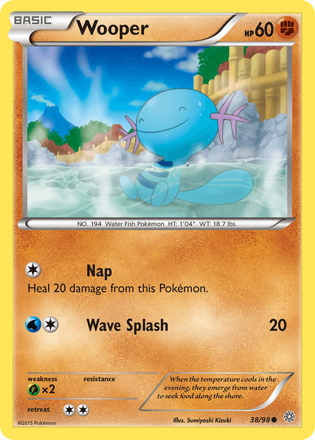 Carta Wooper 38/98 do set Ancient Origins — Pokémon TCG | Bynx