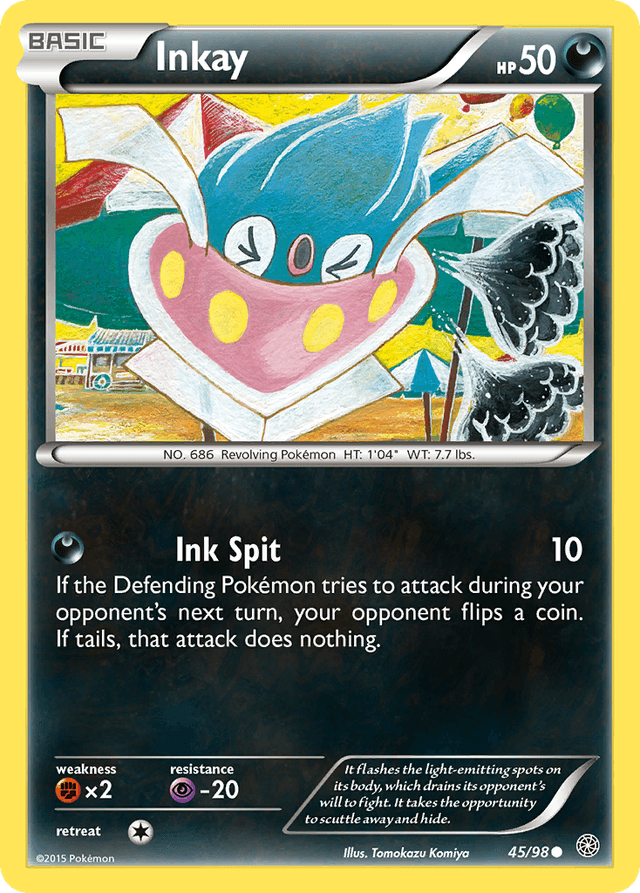 Carta Inkay 45/98 do set Ancient Origins — Pokémon TCG | Bynx