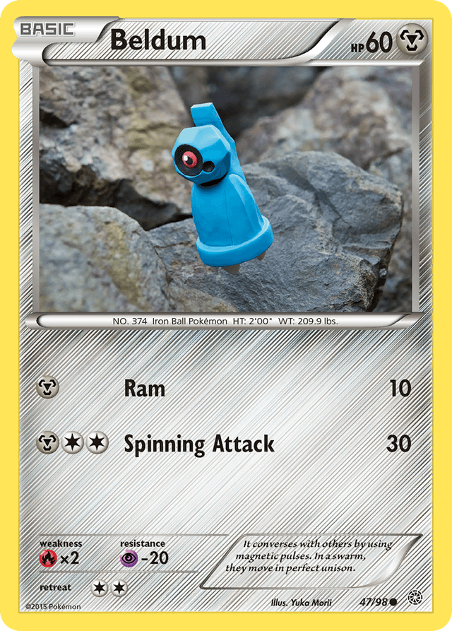 Carta Beldum 47/98 do set Ancient Origins — Pokémon TCG | Bynx