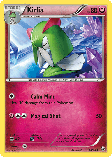 Carta Kirlia 53/98 do set Ancient Origins — Pokémon TCG | Bynx