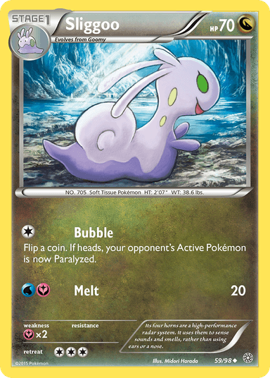 Carta Sliggoo 59/98 do set Ancient Origins — Pokémon TCG | Bynx