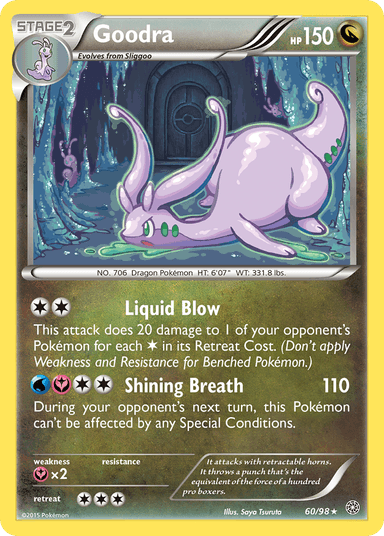 Carta Goodra 60/98 do set Ancient Origins — Pokémon TCG | Bynx